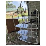 Glass bakers rack 42ï¿½x15ï¿½z72ï¿½