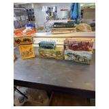 6 Avon cars in boxes