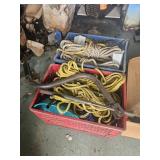 2- Milk crates and rope