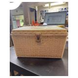 Vintage sewing basket
