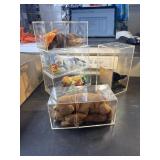 Ty Beanie Babies in acrylic boxes