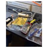 Power strips, screw driver set and more