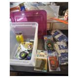 Tape measures, straps, foot switch extension