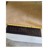 Telephone sign