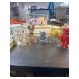 Ty Beanie Babies in acrylic boxes Includes first