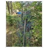 Shepard hook and trellis