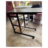 Adjustable table with shelves 32ï¿½x16ï¿½x30ï¿½ on