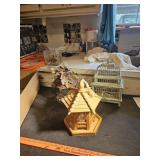 Bird feeder  and houses