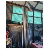 All PVC Pipe, cart and wood