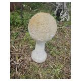 11"ï¿½24" welcome to my garden concrete ball