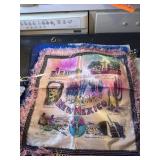 Vintage souvenir pillow cases and aprons