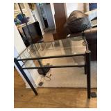 Glass top desk 33ï¿½x18ï¿½x29ï¿½