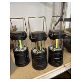 4 cordless spotlights & charger 3 outdoor