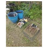 Foot scrapers, flower pots and more