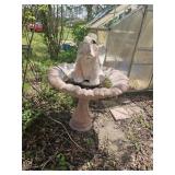 42"ï¿½48" elephant concrete bird bath fountain you