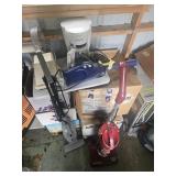 Kitchen  appliances,  vacuums and VHS tapes