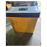 Contact plastic tool box and contents