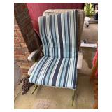 2 Rocking lawn chairs and all cushions