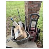 Power washer untested and misc