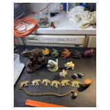 Elephants, belt and door chimes