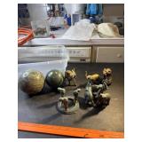 Elephants, frogs and marble balls