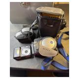 Sony Handycam untested, and Polaroid i1035 both