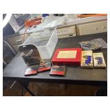 Staple gun and staples, O ring kit, wire