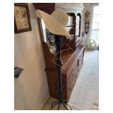 Coat rack and hat