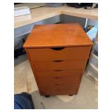 Wood organizer drawers on wheels 15ï¿½25ï¿½x26ï¿½