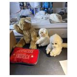 Ty Beanie babies and towels