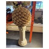 Pooka shell ball on Pedistal