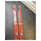 Craftsman 42ï¿½ mower blades new (2)
