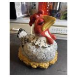 Chicken on a nest cookie Jar