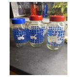 Goose Jars with screw on lids