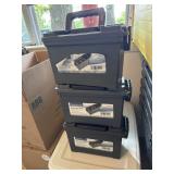 3 new plastic Ammo Boxes