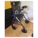 Sit Stand walker with brakes