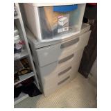 Plastic drawer and contents