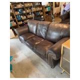 94ï¿½ Leather Couch