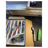 Silverware, Vintage ice cream scoop and more