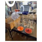 Plastic storage and Measuring cup