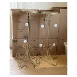 2 plant stands