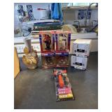 NASCAR 3&8 ornaments, pez dispenser is 9 and