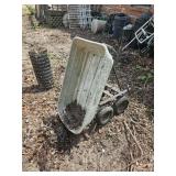 Garden dump cart