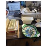 Ice cube trays and holder, watermelon slicer,