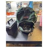 Handout back pack, ammo box and tools