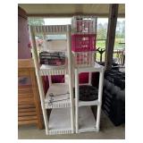 Plastic shelves and all contents