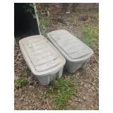 2- totes and contents