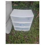 3 drawer storage Cabinet  with wheels
