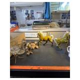 Pair of Chadwick horses 1 repaired and more