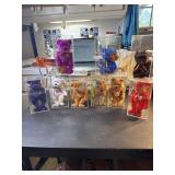 9 Ty Beanie Babies in clear boxes